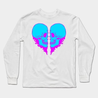 Skull hearts Long Sleeve T-Shirt